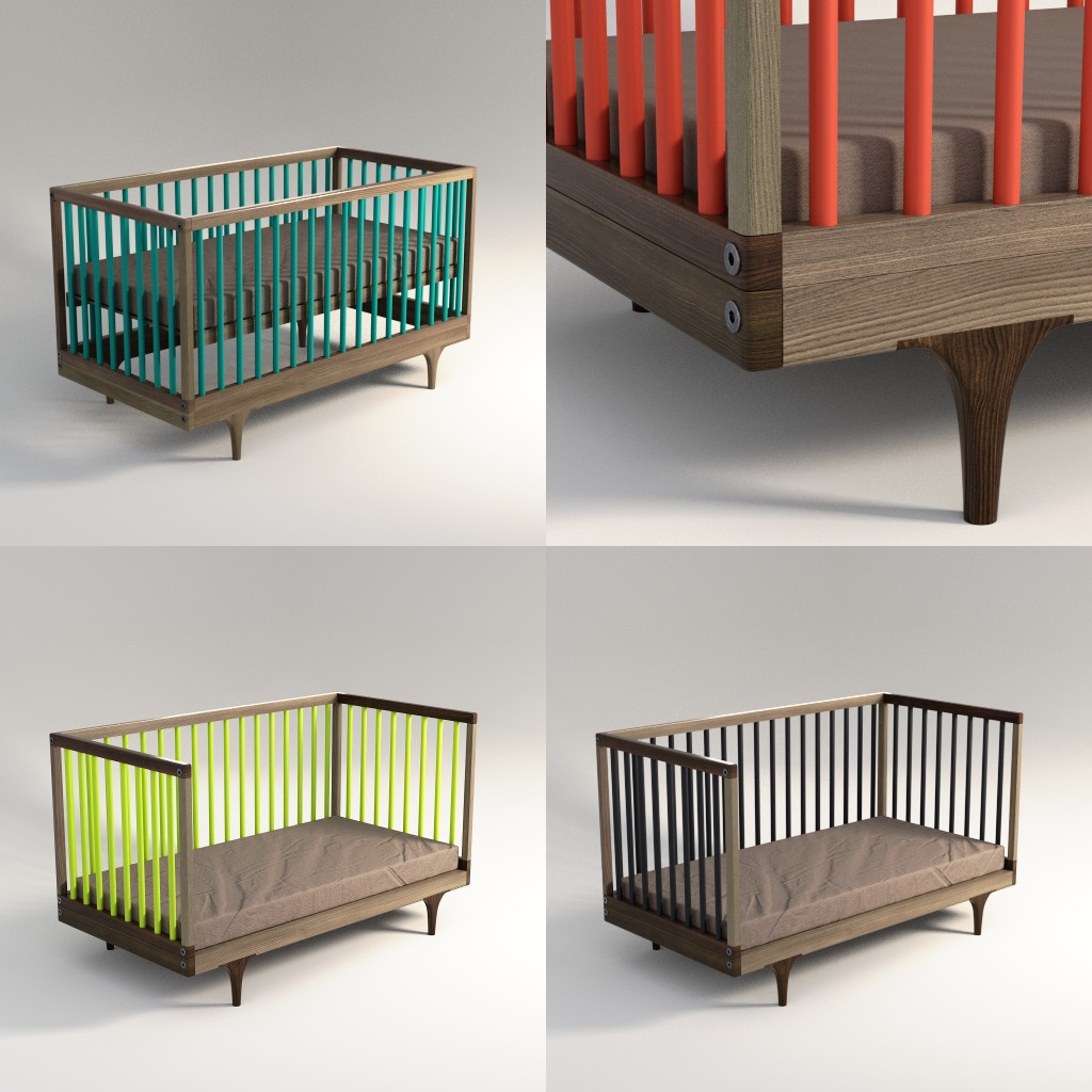 Baby bed, inspired by Kalon Caravan Crib preview image 2